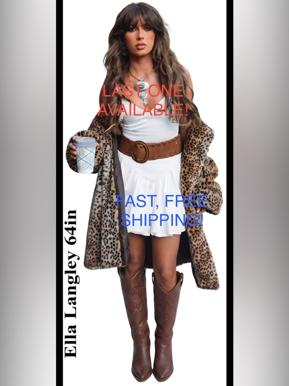 Ella Langley LIFE SIZE Cardboard Cutout with FREE Shipping!